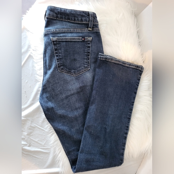Tommy Hilfiger Blue Denim Jeans Bootcut, Size 8 (32x31) - Picture 1 of 6